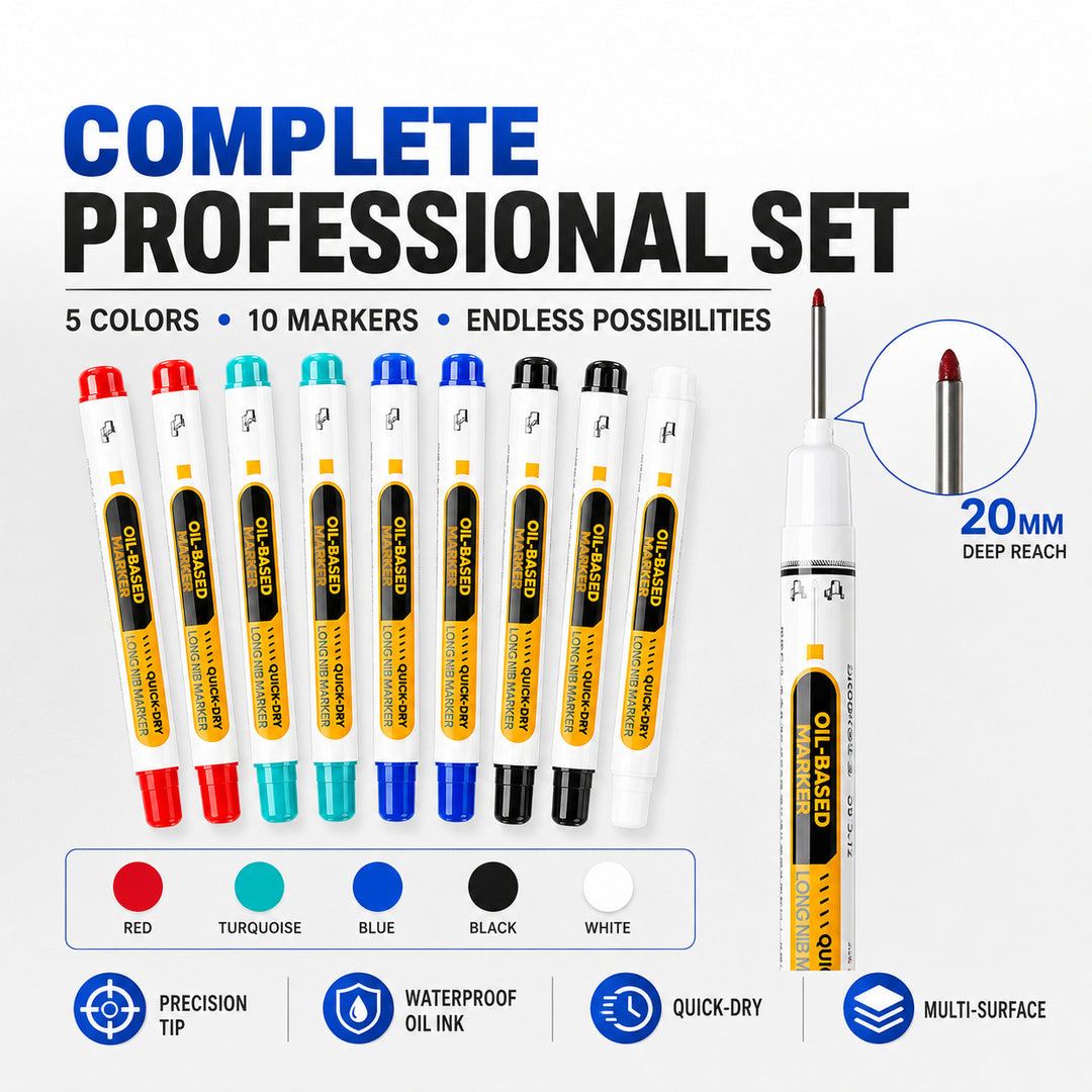 🔥Last Day 50% OFF - Precision Tip Quick-Dry Oil-Based Marker Pen