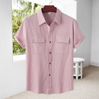 🎁Limited time 49% OFF⏳Men's Linen Short Sleeve Shirt