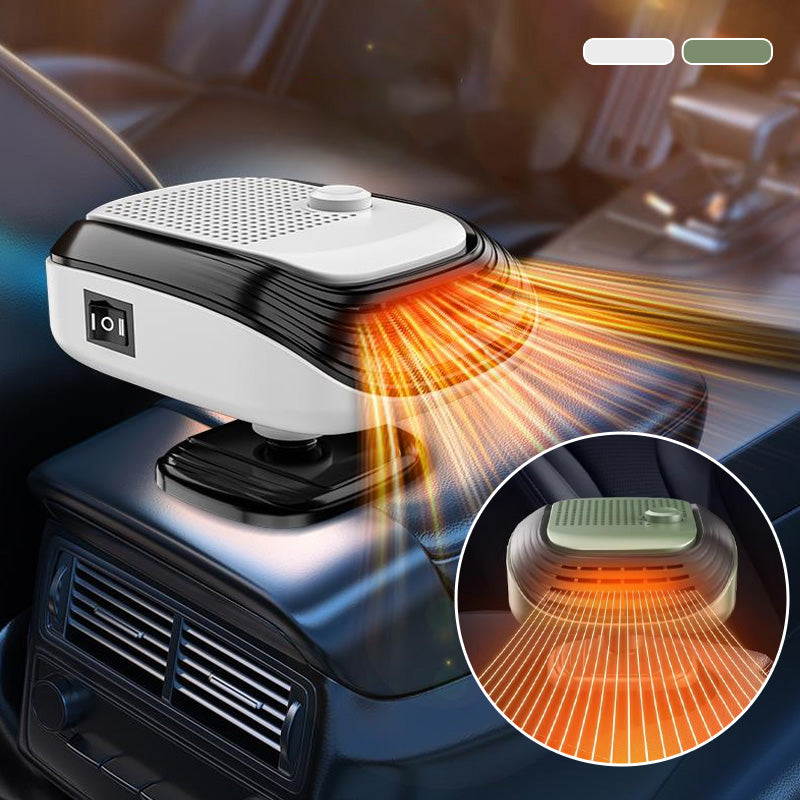 ❄️ Portable Car Heater: 12V/24V Fast Heating + 360° Rotation – Essential Winter Car Accessory!