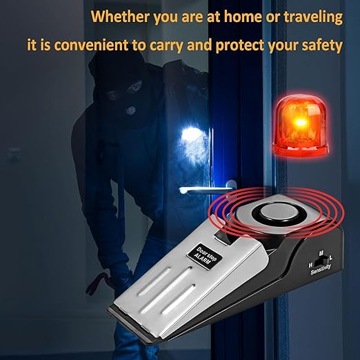 ⏳Time-Limited Special⏰Home Security Door Stopper Alarm - Easy to Install No Tools