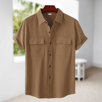 🎁Limited time 49% OFF⏳Men's Linen Short Sleeve Shirt