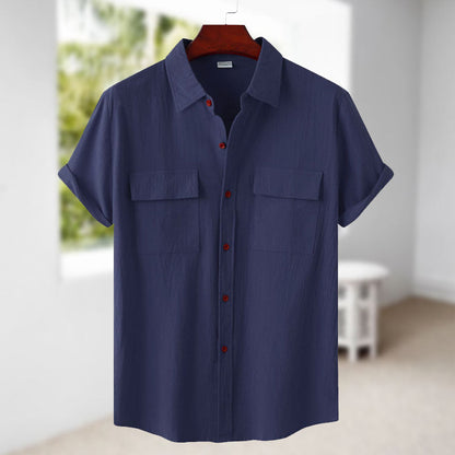 🎁Limited time 49% OFF⏳Men's Linen Short Sleeve Shirt
