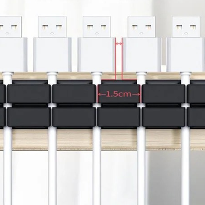 Data line desktop holder