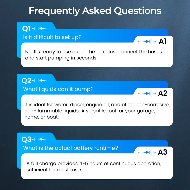 🖤High-Power Oil & Water Pump Set