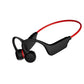 High Quality Headphones - Open Ear Earphones with Bone Conduction Tech, Sweat-Resistant Sports Headset for Workouts, Deep Bass Audio & Smart Mic
