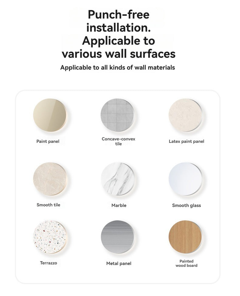 Perforated suction cup spice storage rack