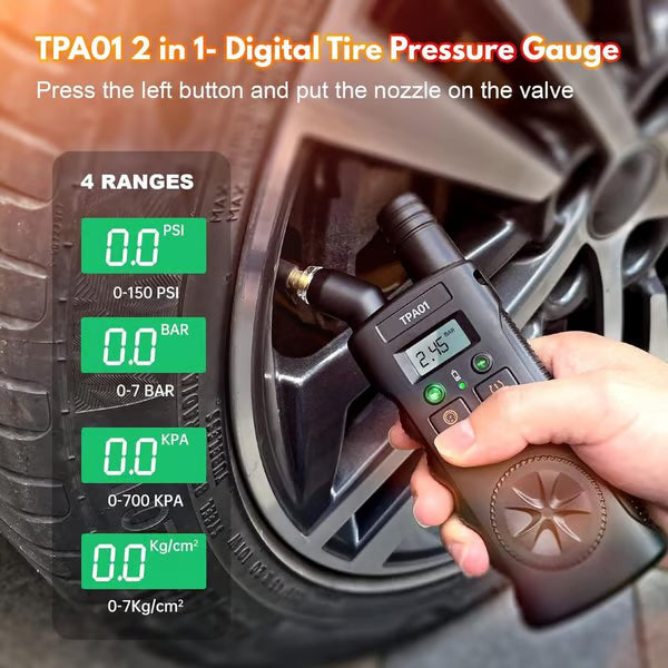 ⏳Time-Limited Special⏰TPMS 2‑in‑1 Relearn Tool & Digital Tire Pressure Gauge – Practical, Accurate, User‑friendly ✨