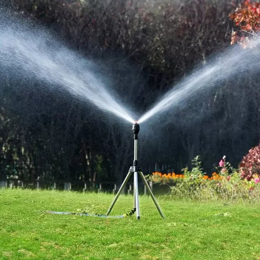 🎁New Year Sale 49% OFF⏳Stainless Steel Rotary Irrigation Tripod Telescopic Support Sprinkler