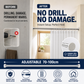 🧥50% OFF NOW! Adjustable No‑Drill Tension Rod, 70‑100cm Spring Tension Clothes Hanging Rod, No‑Damage Non‑Slip Closet Curtain Rod, Max 15KG Load for Wardrobe, Bathroom