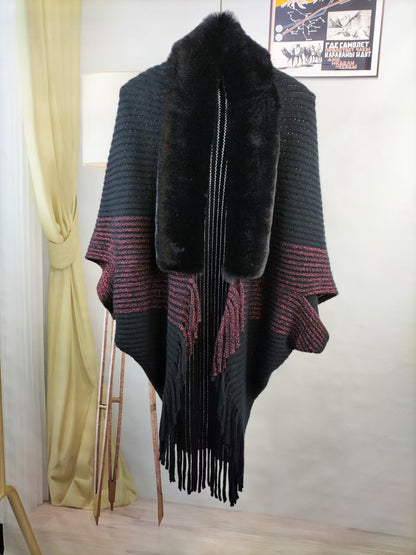 🎁New Year Sale 49% OFF⏳Thick Knit Women's Loose Shawl