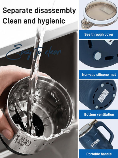 🎁Hot Sale 49% OFF⏳Large Capacity Electric High Speed Crushing and Grinding Cup 🫘