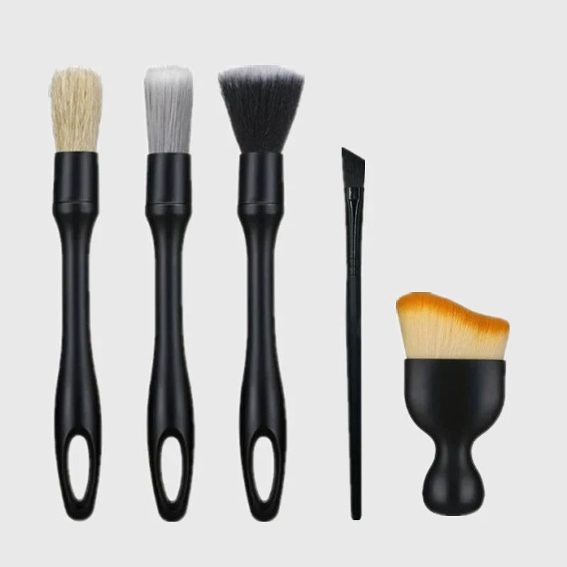 🚗🧹 Car Detailing Brush Set – Soft Interior Cleaning Brushes for Air Vents, Dashboard, Wheels & Tight Spaces