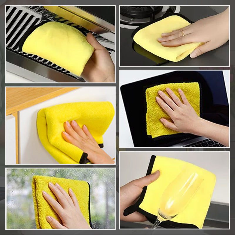 🔥Double-sided absorbent microfiber towel