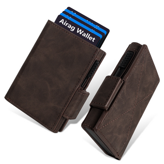 ⏳Time-Limited Special⏰Slim Men's Wallet – Perfect for Commuters & Travelers – RFID blocking, hidden AirTag slot & pop-up card holder – secure and compact ✈️