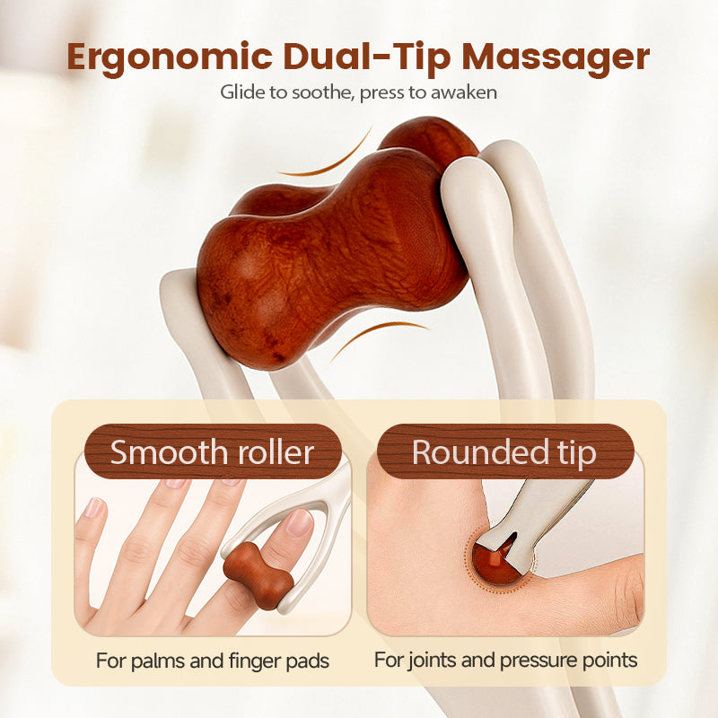 Bian Stone Finger & Palm Roller Massager