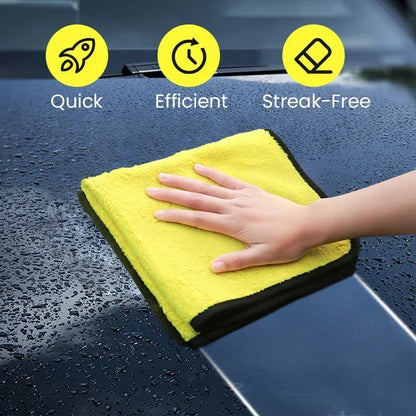 🔥Double-sided absorbent microfiber towel
