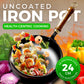 ⏳Limited-time 50% off⏰Uncoated Thick Iron Pot⏲️🥖