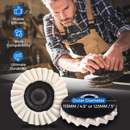 🎁 2026 New Year's Sale - Limited Time 50% OFF🎁✨Wool Felt Flap Polishing Disc