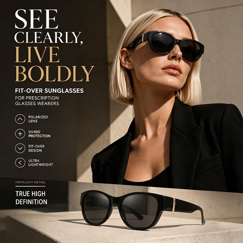 🔥 50% OFF · Large Sunglasses to Wear Over Glasses for Women ✨