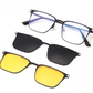 Men And Women 3 In 1 Magnetic Polarized Sunglasses