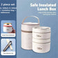 🔥Portable Insulated Lunch Container Set