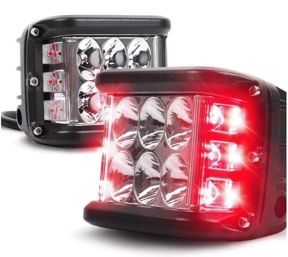 🚗Car Dual Sides LED Dual Color Light.