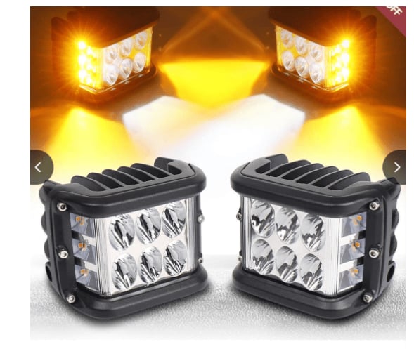 🚗Car Dual Sides LED Dual Color Light.