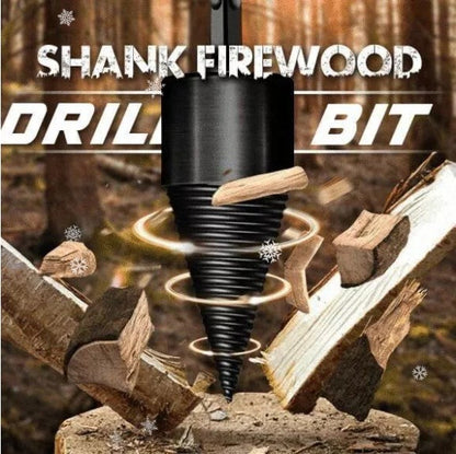 ✨【Hex Shank Firewood Drill Bit - Time-Saving Wood Splitting Essential】✨