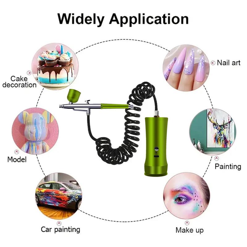 🎨 Electric Airbrush Kit with Compressor - Your Portable Studio for Effortless Creativity! ✨