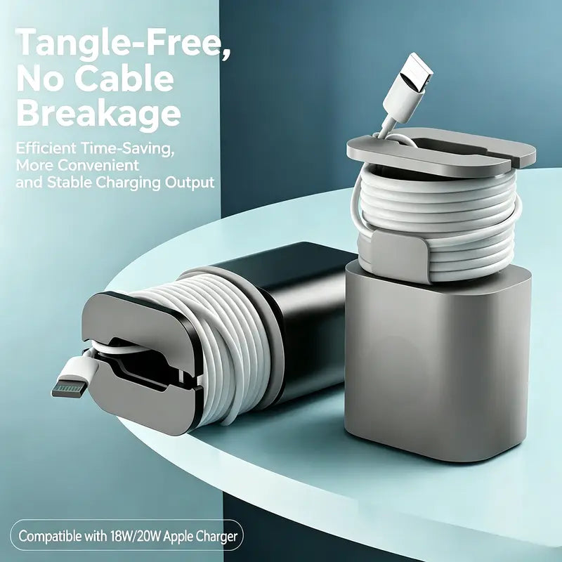 🔥2-in-1 Silicone Charger Protector – Guard Your Brick, Tame Your Cable – No More Messy Wires, No More Scuffed Chargers 🧼