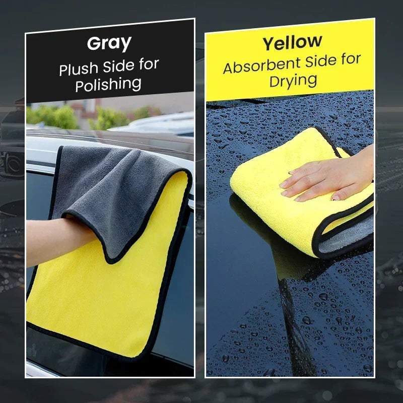🔥Double-sided absorbent microfiber towel