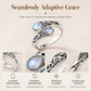 ⏳Limited-time 50% off⏰Vintage Adjustable Open Ring with Teardrop Glowing Zircon💧💍