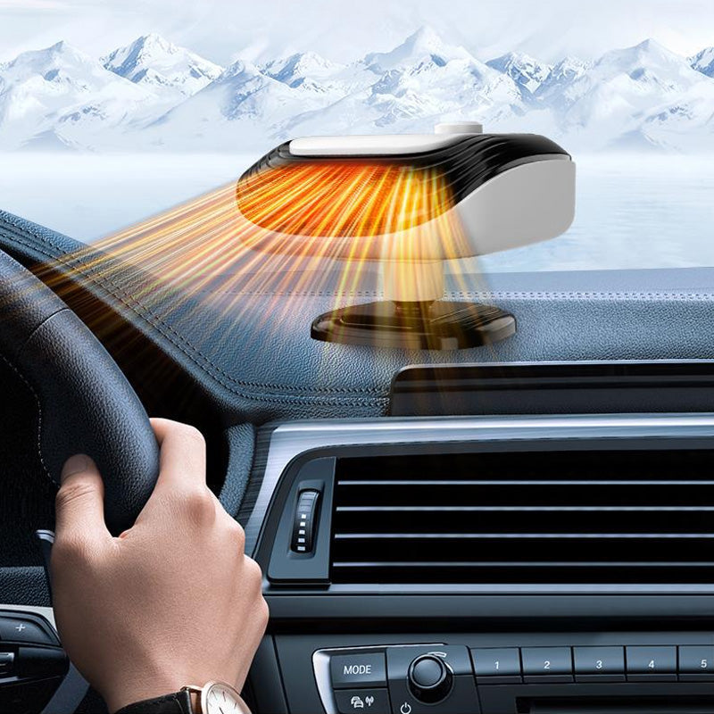 ❄️ Portable Car Heater: 12V/24V Fast Heating + 360° Rotation – Essential Winter Car Accessory!