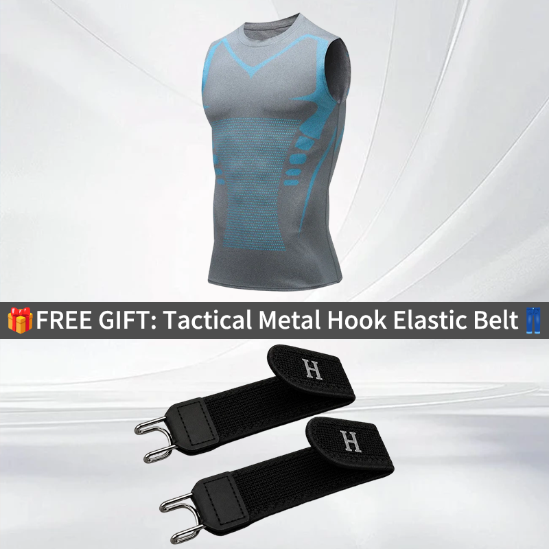🥳2026 HOT SALE🥳💞50K+ SOLD!🛡️💎 50% OFF! Ionic Shaping Vest – Cooling compression, smooths belly & love handles. Invisible under shirts. Feel confident again! 💪✨
