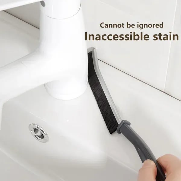📢📢Stiff-Bristle Crevice Cleaning Brush