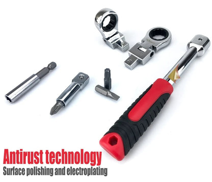 🎁Hot Sale 40% OFF⏳Removable Movable Head Ratchet Durable Power Saving Repair Tool Set