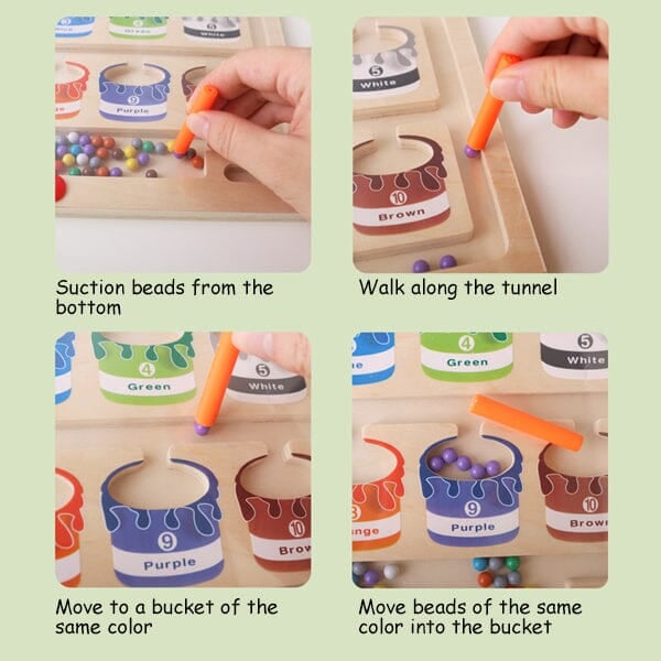 🔥Hot Sale 49% OFF - 2025 Newest Magnetic Colour and Number Maze🎁