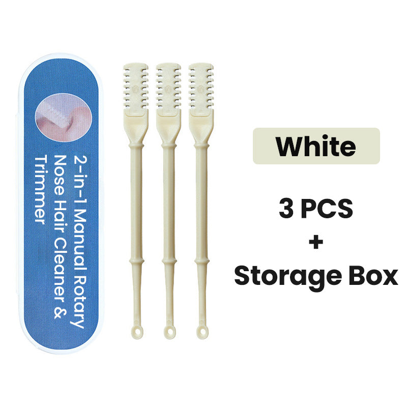 Special Gift - 2-in-1 Manual Rotary Nose Hair Cleaner & Trimmer