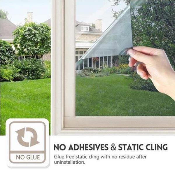 💎 50% OFF! 💎 Window Peeping Proof Sticker – One-Way Vision, UV Blocking & Shatter-Resistant Privacy Film (30/40 cm) 🏠🛡️