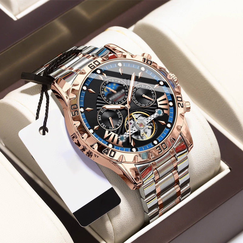 ⌚💧Swiss Brand New Waterproof Automatic Mechanical Watches