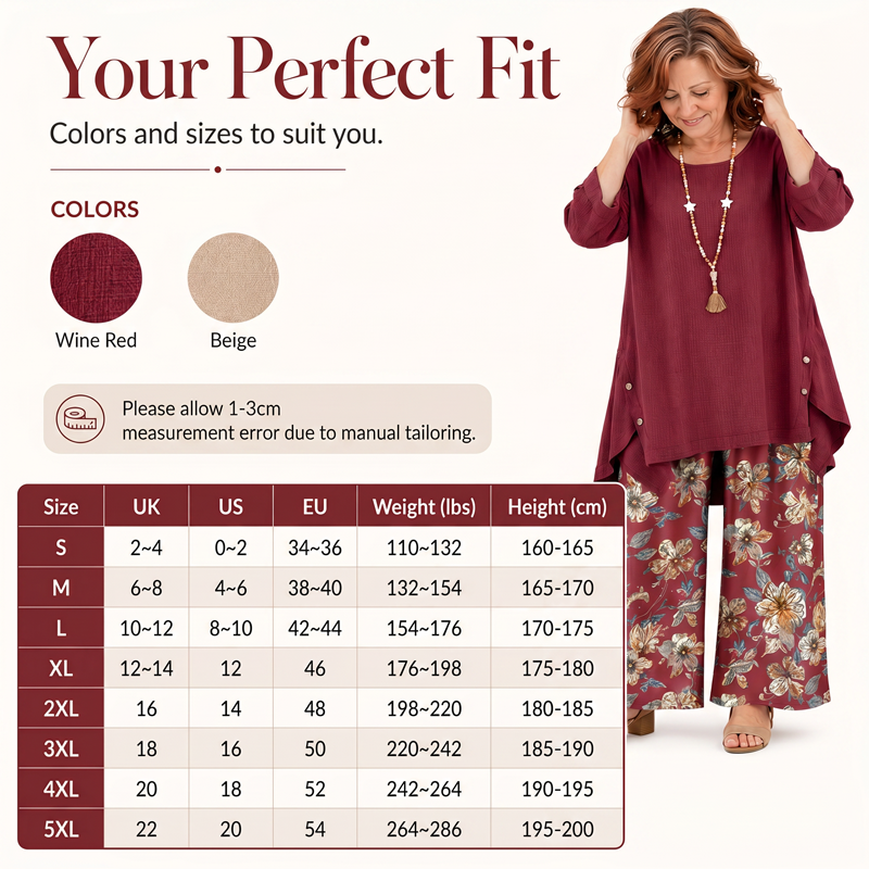💥New Arrival💥Women's Cotton Linen Half Sleeve Top ＆ Pants Set