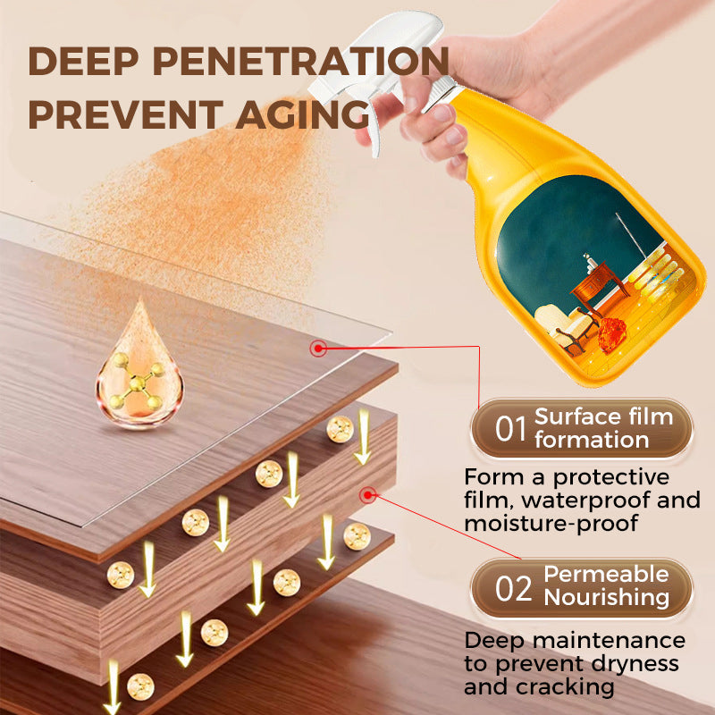 🎉Hot Sale 50% OFF🎉 Efficient Wood Clean & Shine Spray – 2026 New Upgrade & Hot Sale – Restores shine, removes grime & protects all wood surfaces ✨