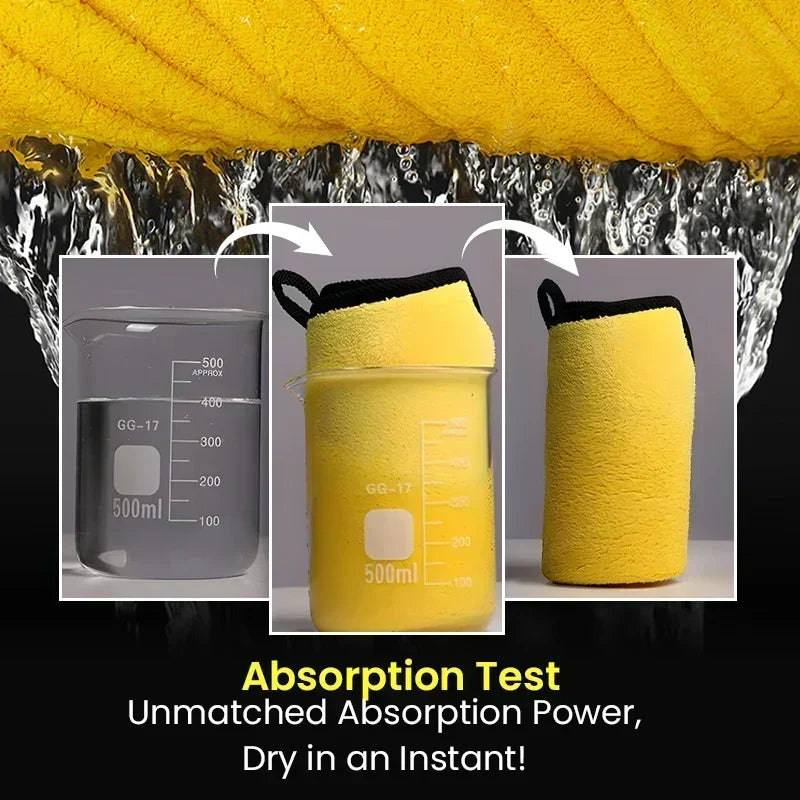 🔥Double-sided absorbent microfiber towel