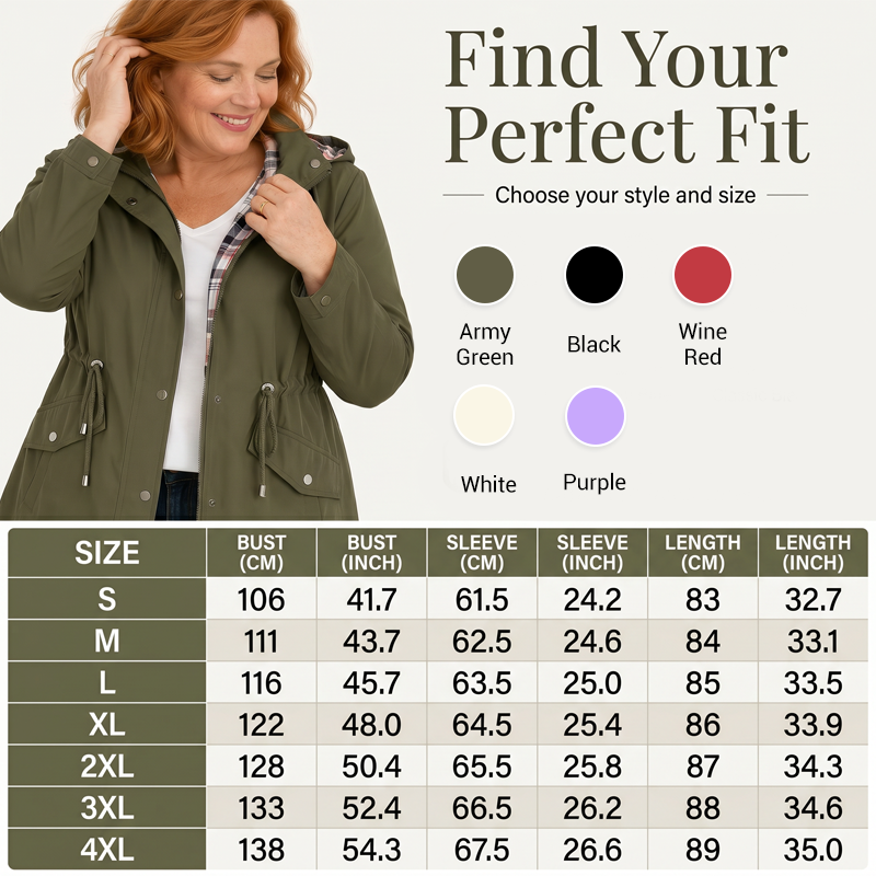 ⏰LAST DAY SALE 50% OFF✨Womens Chic. Lightweight. Waterproof Jacket 🍃🧥-Unleash Style and Durability in Any Storm!
