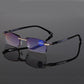 Sapphire High Hardness anti-blue Progressive Far And Near Dual-Use Reading Glasses