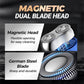 🎁Hot Sale🔋 Mini double-ended shaver! 0.1mm Knife Mesh 7500 rpm motor