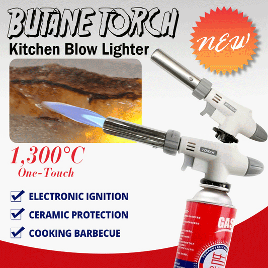 🔥New Hot Selling❤️‍🔥Butane Torch Kitchen Blow Lighter