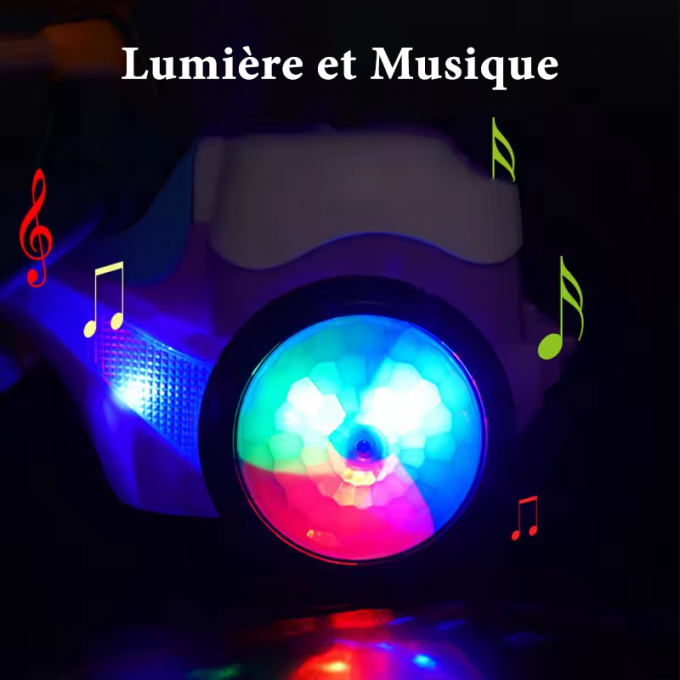 🎁Stunt Tricycle for Kids: Music, Lights, 360° Rotation