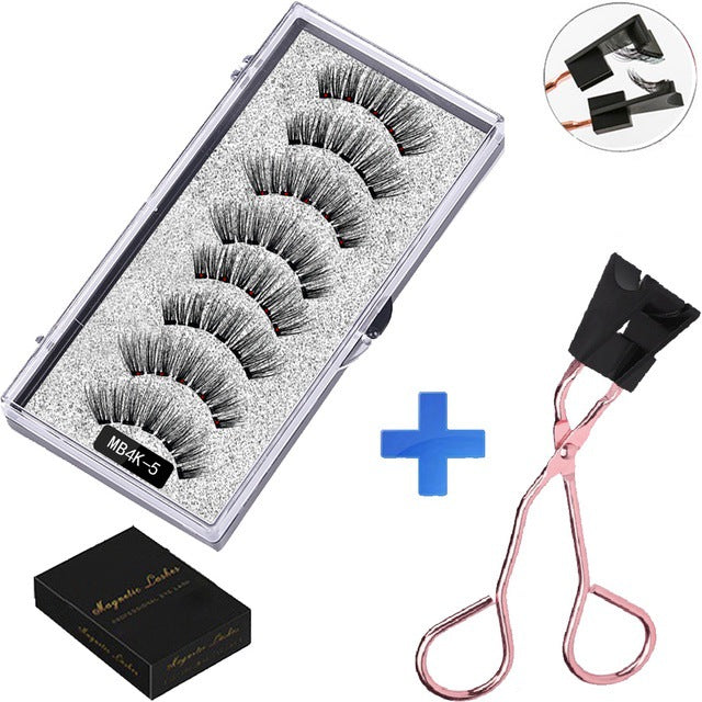 3D Magnetic Eyelash Set - newbeew