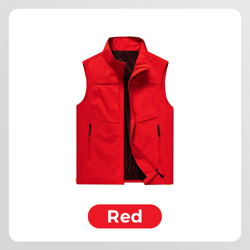 💥Men's waterproof outdoor multifunctional storage vest